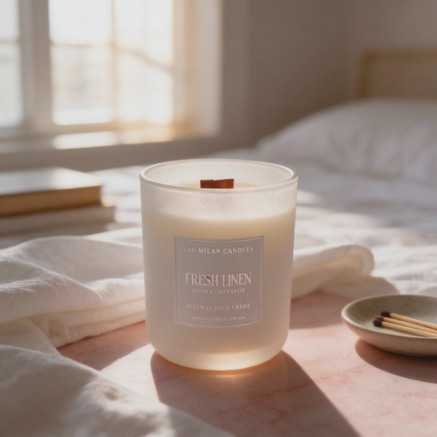 Fresh Linen – Odor Eliminator Candle